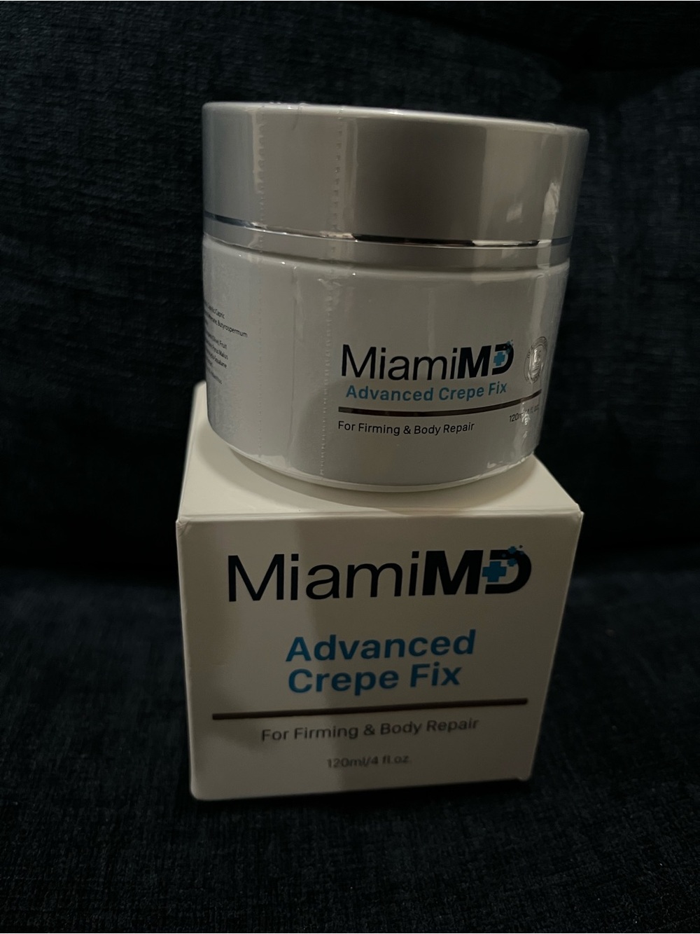 miami Advanced Crepe Fix Firming Cream – White & Blue Accents